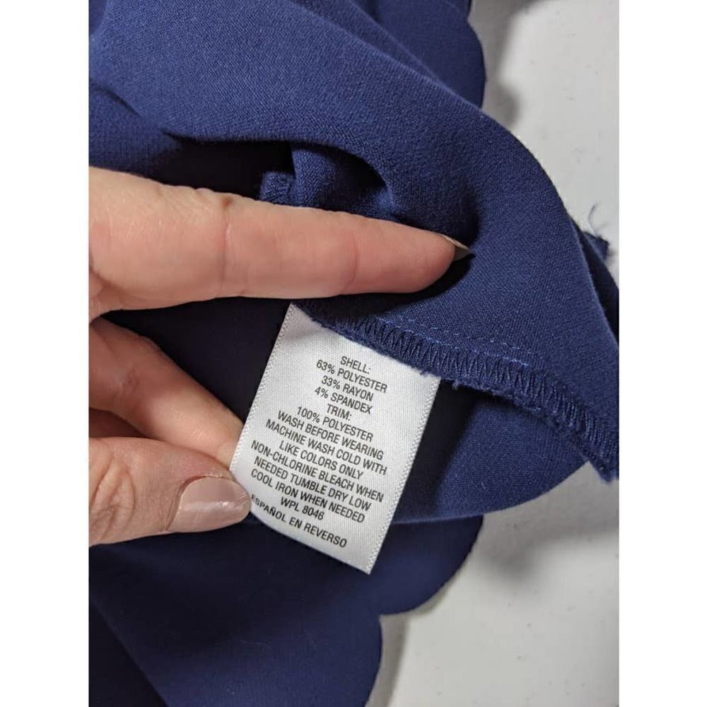 Maison Jules Scallop Royal Blue Dress - Picture 11 of 16